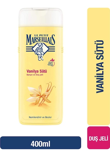 Le Petit Marseillais Vanilya Sütü Banyo ve Duş Jeli 400 ML