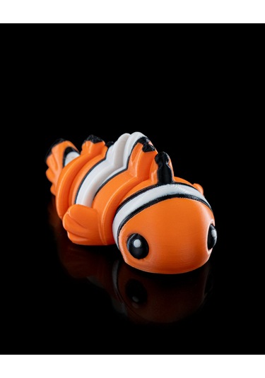 Sevimli Hareketli Palyaço Balık 12x8 Cm