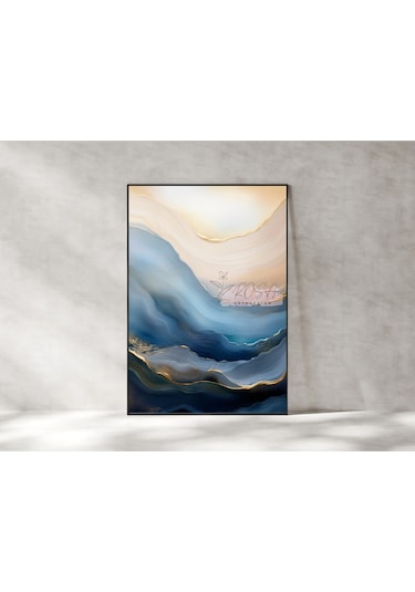 Çerçevesiz Poster Dijital Baskı Dalga - 50x70