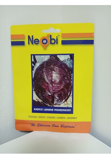 Neobi Kırmızı Lahana Tohumu 10 Gr 1 Adet
