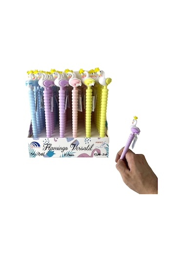 Flamingo Başlıklı Uçlu Kalem 0.7 Eflatun