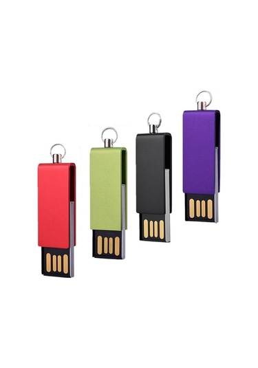 Mini Döndürülebilir Usb Flash Disk 32gb , Siyah