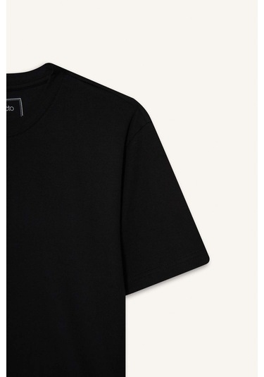 Defacto Slim Fit Dar Kesim Bisiklet Yaka Üst D3515ax25wnbk81 Siyah