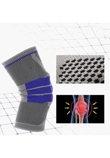 Novahub Yeşil Voleybol Spor Silikon Pad Koruma Güvenlik Futbol Diz Diz Diz Diz Desteği Buzağı Brace Basketbol Bant Adet 1 Ts Yeşil