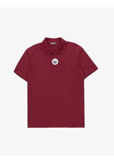 Pierre Cardin Erkek Bordo Tişört Basic 50325323-vr014