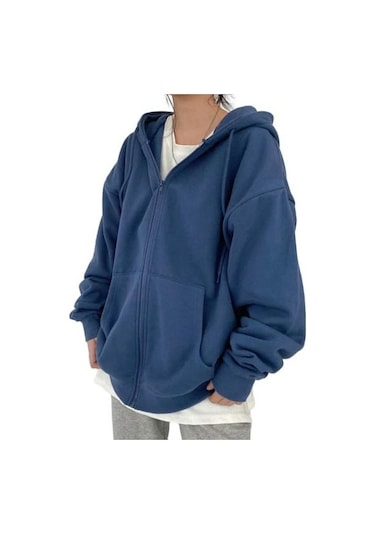 Kraliyet Mavisi Kadın Kış Ceket Fermuar Kapatma Kalın Kapşonlu Uzun Kollu İpli Gevşek Düz Renk Cepler Elastik Manşet Bayan Sonbahar Ceket Kraliyet Mavisi Kraliyet Mavisi Kadın Kış Ceket Fermuar Kapatma Kalın Kapşonlu Uzun Kollu İpli Gevşek Düz Renk Cepler Elastik Manşet Bayan Sonbahar Ceket Kraliyet Mavisi