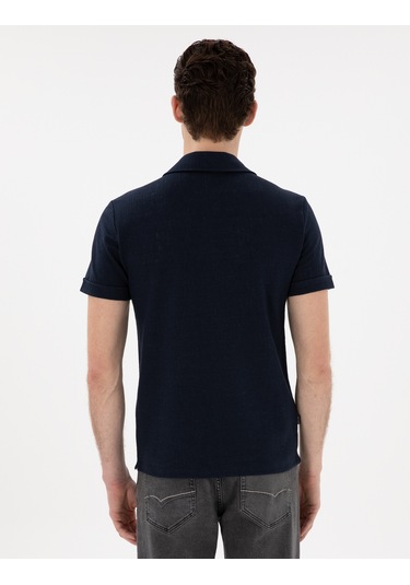 Pierre Cardin Erkek Lacivert Tişört 50302586-vr033 Lacivert