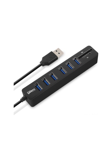 Skycity Usb 2.0 8 Port Hub İle Sd/tf Kart Okuyucu Kombinasyonu - Taşınabilir, Plug & Play, 480 Mbps Hızlı Veri Transferi Beyaz