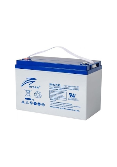 Ritar 12 Volt 100 Amper Deep Cycle Jel Akü