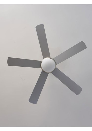 Woox İleri Geri Fonksiyonlu 5 Kanatlı Fan Ve Işıklı Uzaktan Kumandalı Tavan Vantilatörü Gri