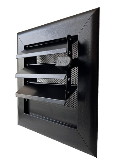 Miss Worble Şömine Menfezi Hareketli Panjurlu 15 X 15 Cm Siyah