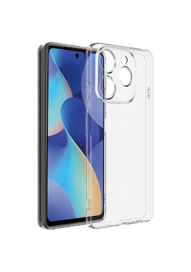 General Mobile Gm Era 50 Kılıf Kamera Korumalı Silikon Şeffaf Arka Kapak Şeffaf