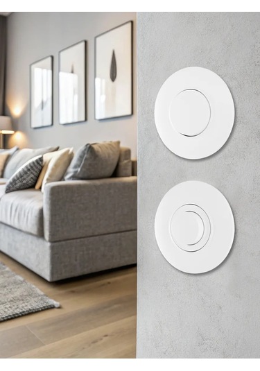 Arte Milano Yuvarlak Çerçeveli Tek Tuşlu Işık Anahtarı 343954274