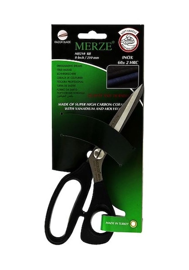 Merze M8210 Rb Plastik Jilet Ağız 8 İnç 210 Mm Süper Makas D-197