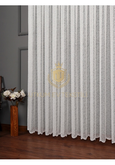 Örümcek Desen Örme Tül Perde 1141