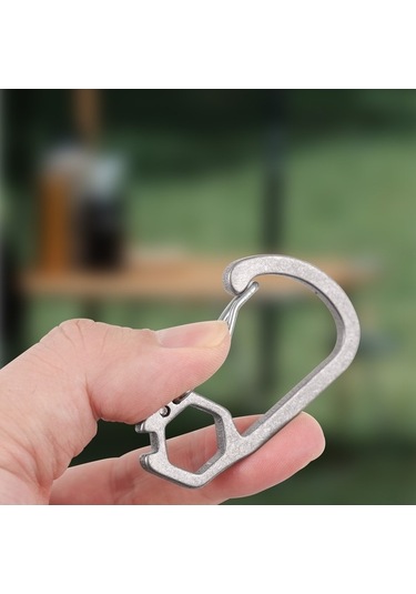 Yulong Skycity Hafif Ve Sağlam Titanyum Karabinalı Anahtarlık -