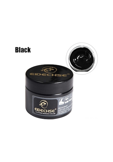 Yaozixa Deri Yenileme Kremi - Araç Koltukları, Mobilya Ve Cüzdanlar İçin 1.7 Oz Onarım Ve Koruma Siyah