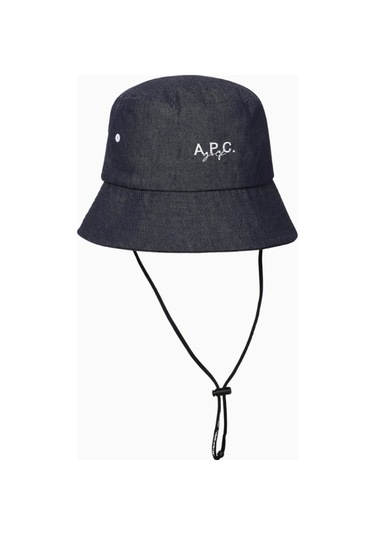 A.p.c Ewen Bucket Hat Unisex Pamuk Şapka Lacivert