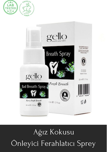 Gello Ağız Kokusu Önleyici Sprey 50 ML
