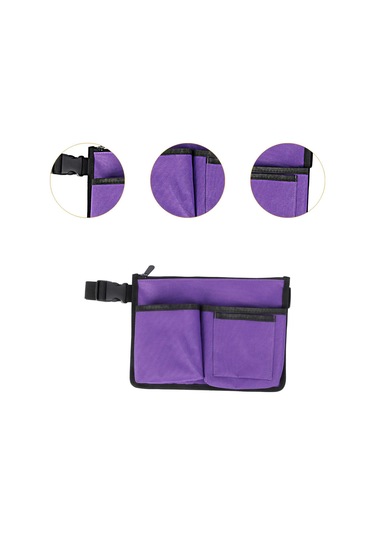 Suntek Hemşire Bel Paketi Kese Sağlık Aracı Organizatör Mor