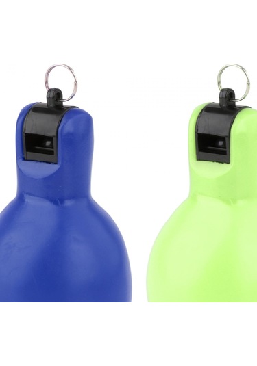 Homyl 2 Parça El Sıkma Düdük Antrenörler Yeşil-ve-mavi Yeşil Ve Mavi