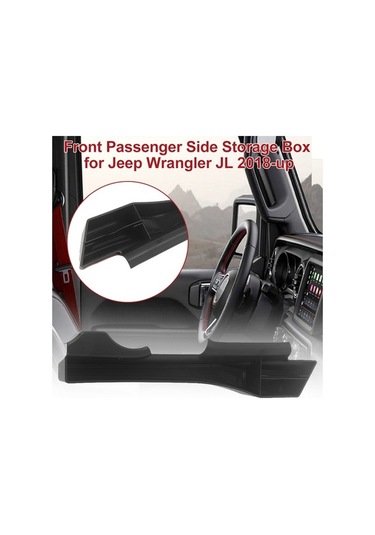 Moly Jeep Wrangler Jl 2018+ Yolcu Koltuğu Aralığı Depolama Kutusu - Abs Plastik, Araç İçinde Düzenli Kullanım