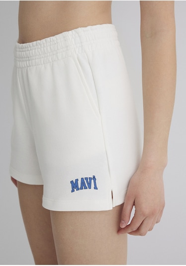 Mavi - Beyaz Şort 1410155-70000 Beyaz
