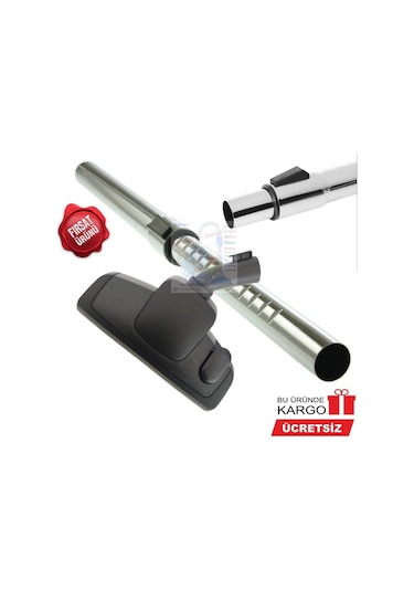 Karcher Wd 7.300 Teleskopik Süpürge Borusu + Emici Başlık Uyumlu