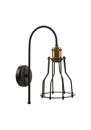 Mylight Retro Kafes Aplik Siyah Ve Eskitme Siyah