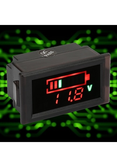 Besthome1 Su Geçirmez Akıllı Göstergesi - Gerçek Zamanlı Voltaj Ve Akü Seviyesi, Çift Tel, Dc 6-120v