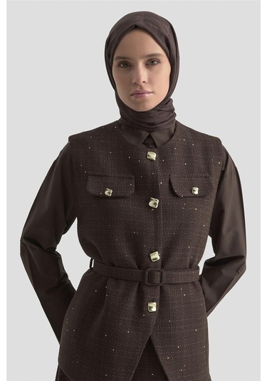 Armine Takım 25kt1688 Kahverengi Kahverengi