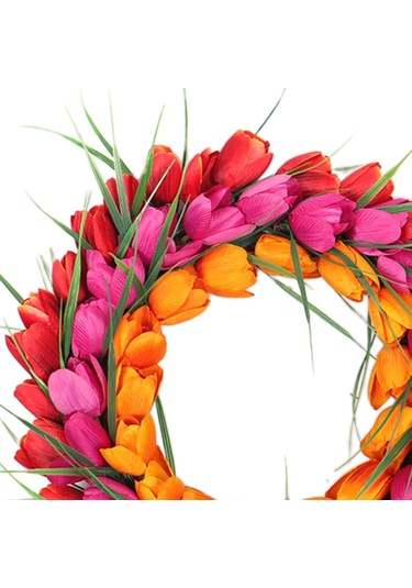 Suntek Çelenk Dal Garland Düğün Kapı Dekor Turuncu