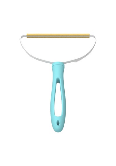 Kedi Tüy Çıkarıcı Uzun Saplı Tıraş Topu Sökücü Evde Yıkanabilir Tıraş Kazıyıcı - Mavi