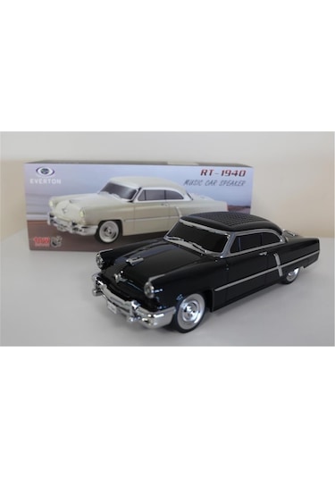 Everton Rt-1940 Siyah Arabalı Bluetooth Fm-usb-tf-aux Şarjlı Nostaljik Radyo