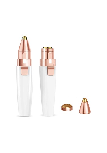 2'li 1 Arada Usb Kadın Tıraş Makinesi Ve Yüz Tüy Alma Makinesi, Beyaz