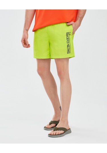 Skechers Swimwear M 5 Inch Swimshort Erkek Yeşil Deniz Şortu S241138-299 Yeşil