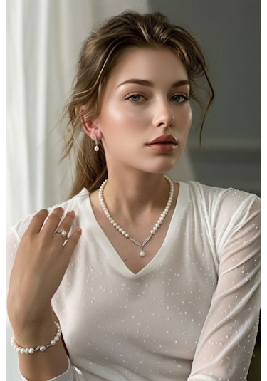 Ethereal Grace Set Gümüş