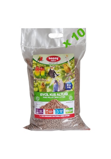 Bonny Nice Kanarya Muhabbet Papağan Kuş Kumu Kafes Altlığı 9 Lx10