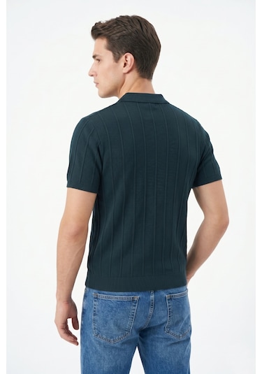Baglan Erkek Spor Polo Yaka Triko Tişört Bgl-st05373 Nefti