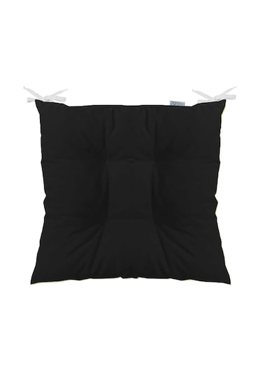 Pofidik Kare Sandalye Minderi 40 X 40 Cm Siyah