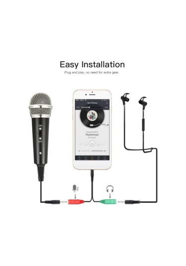 Skycıty Masaüstü Mikrofon Seti, Mini Mikrofon Ve Diğer Aksesuarlar İçerir