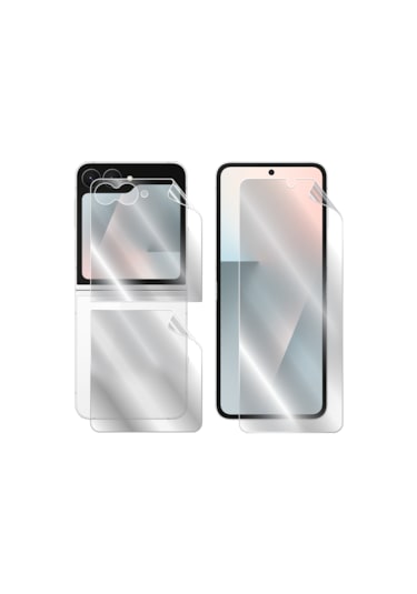 Samsung Galaxy Uyumlu Z Flip 7 Fe İç Dış Ekran Ve Arka İçin Hydrogel