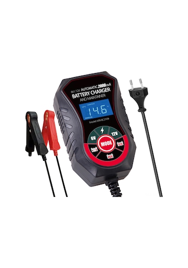 Xiyyadms 12v 2a Akıllı Hızlı Şarj Cihazı - Kurşun Asit Bataryalar İçin Lcd Ekranlı Tamir Ve Şarj Cihazı