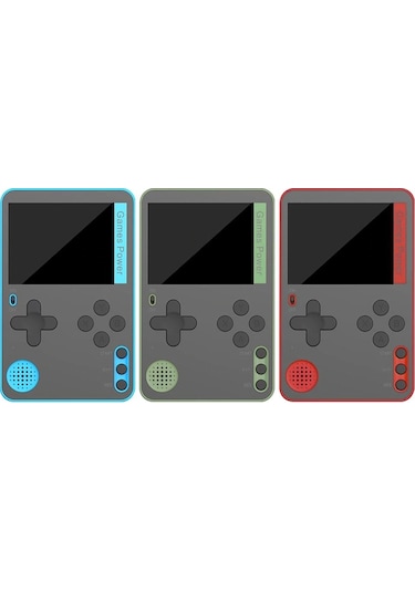 500 Oyunlu 8 Bit 2.4" Ekran Slim Kasa El Atarisi (İthalatçı Garantili) Çok Renkli