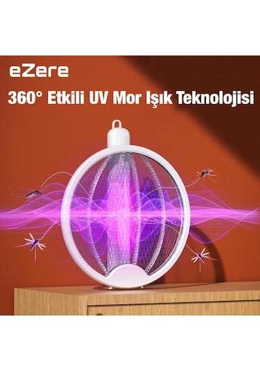 Polham 3000W Şarjlı Uv Işıklı Elektrikli Sivrisinek Kovucu Öldürü (551271352)