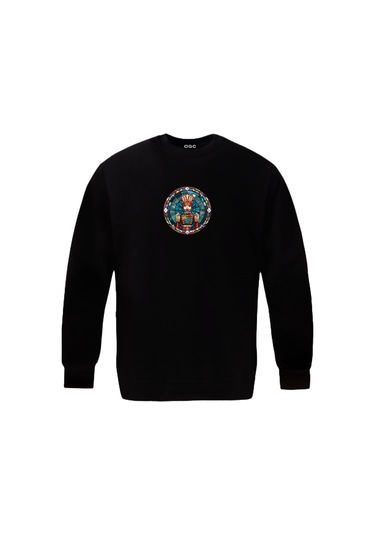 Ogc Kurşun Asker Unisex Sweatshirt Siyah