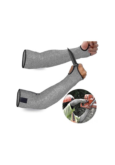 Konesam 1 Çift Ağır Hizmet Kesmeye Karşı Kol Koruması Esnek Ve Dayanıklı Kol Kılıfı 45cm Çok Renkli