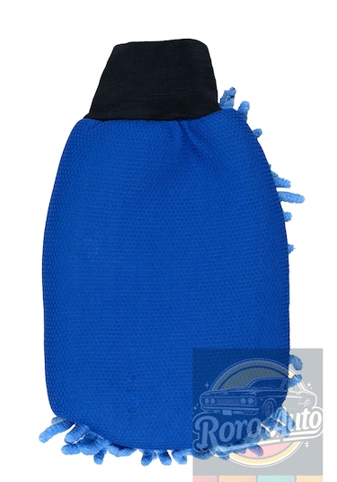 Roro Auto Munzur Mikrofiber Araç Yıkama Eldiveni Mavi