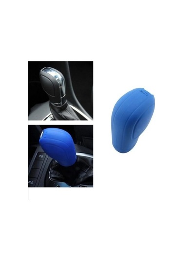 Volkswagen Seat Skoda Golf Dsg Silikon Vites Topuz Kılıfı Mavi Diğer