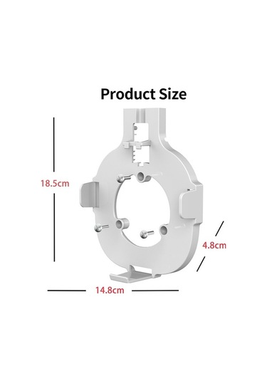 Novahub Duvara Monte Eero Pro 6 Yönlendirici Askısı - Siyah/beyaz, Çıkarılabilir Fiş Tutucu, Kablo Saklama, Vidalı/vidasız Montaj